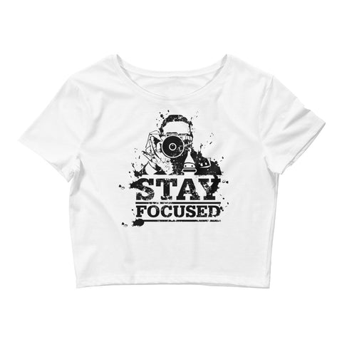 Stay Focused Women’s Crop Tee