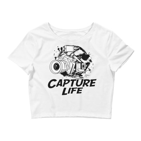 Capture Life Women’s Crop Tee
