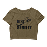 Just Send It Women’s Crop Tee